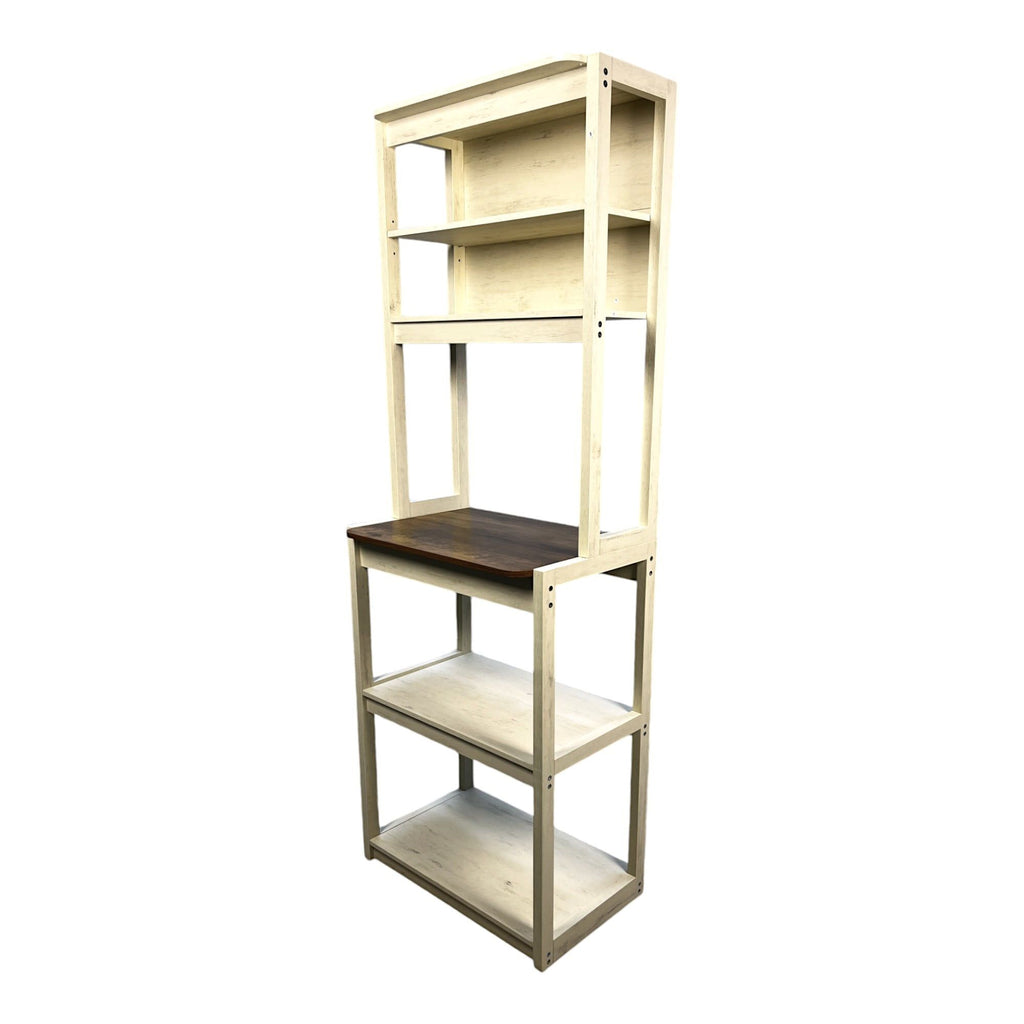 5-Tier Bakers Rack: Kitchen Storage Shelf, Microwave Stand & Coffee Bar