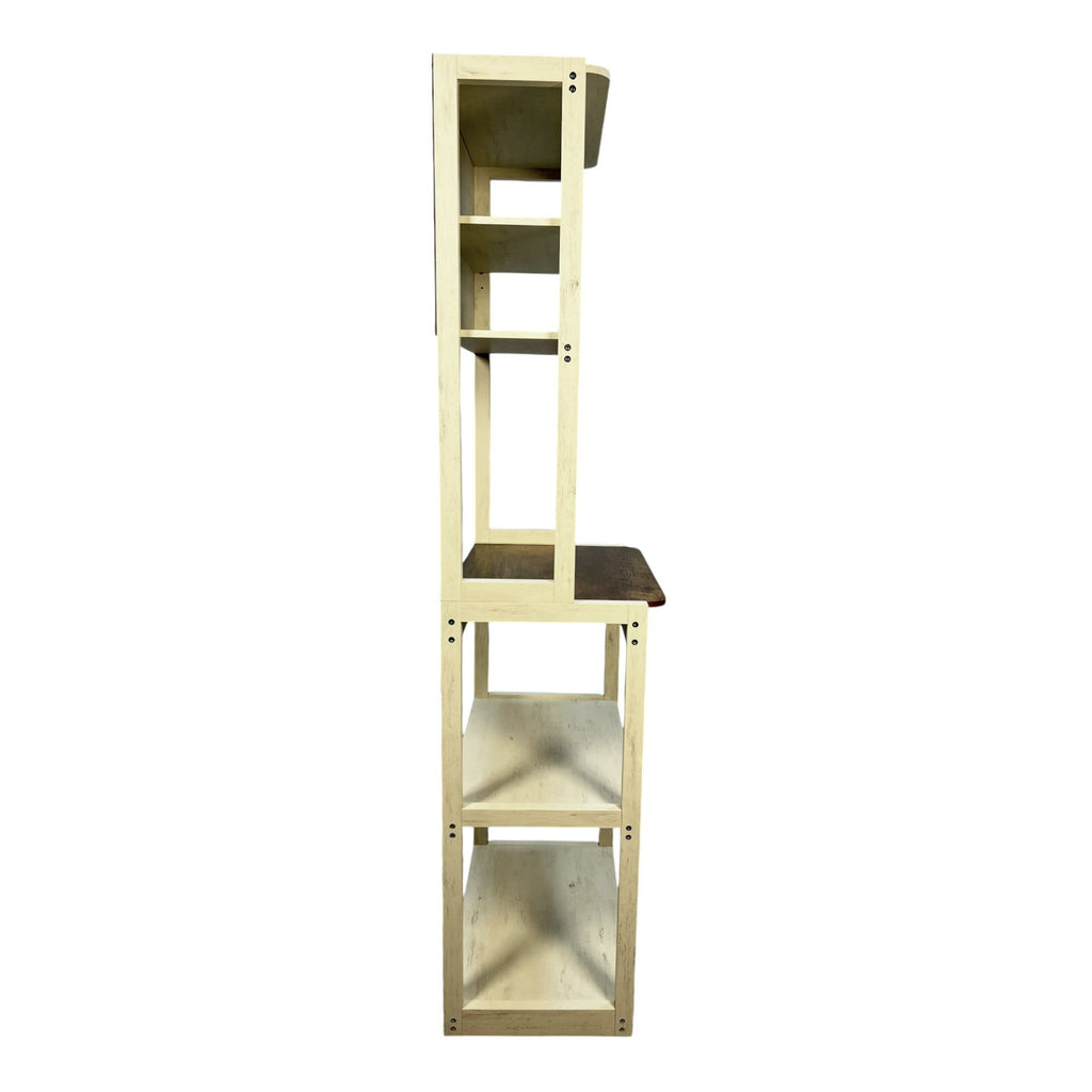 5-Tier Bakers Rack: Kitchen Storage Shelf, Microwave Stand & Coffee Bar