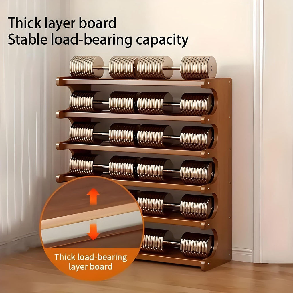 Five-Tier Shoe Rack with Open Display Top