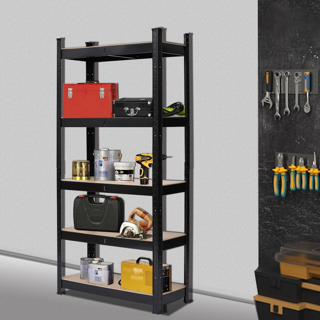 5-Tier Adjustable Storage Rack – Ideal for Home, Kitchen, Garage, and Office