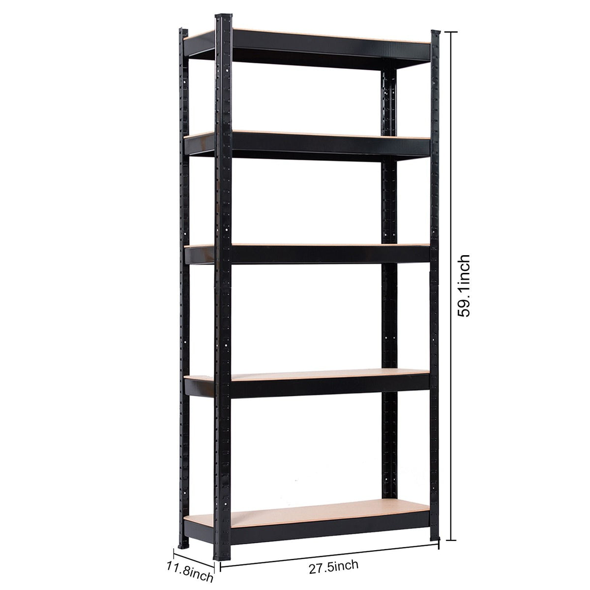 5-Tier Adjustable Storage Rack – Ideal for Home, Kitchen, Garage, and Office
