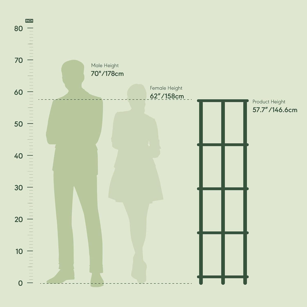 5-Tier Corner Bookshelf: Open Storage Shelves for Any Room
