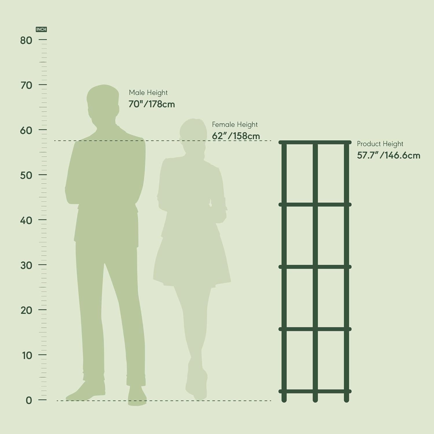 5-Tier Corner Bookshelf: Open Storage Shelves for Any Room