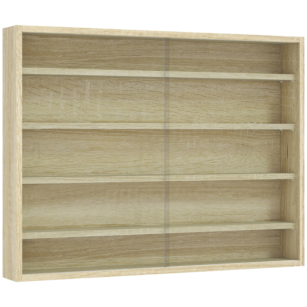 Five-Tier Wall-Mounted Collectibles Display Cabinet