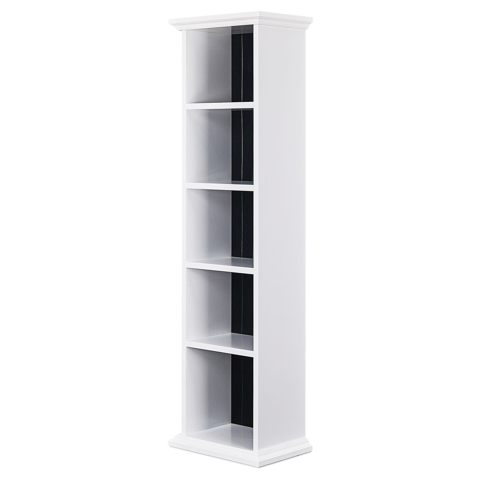 Two-Tone Ladder-Style Display Bookcase