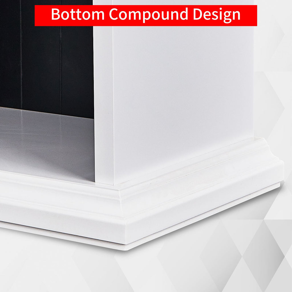 Two-Tone Ladder-Style Display Bookcase