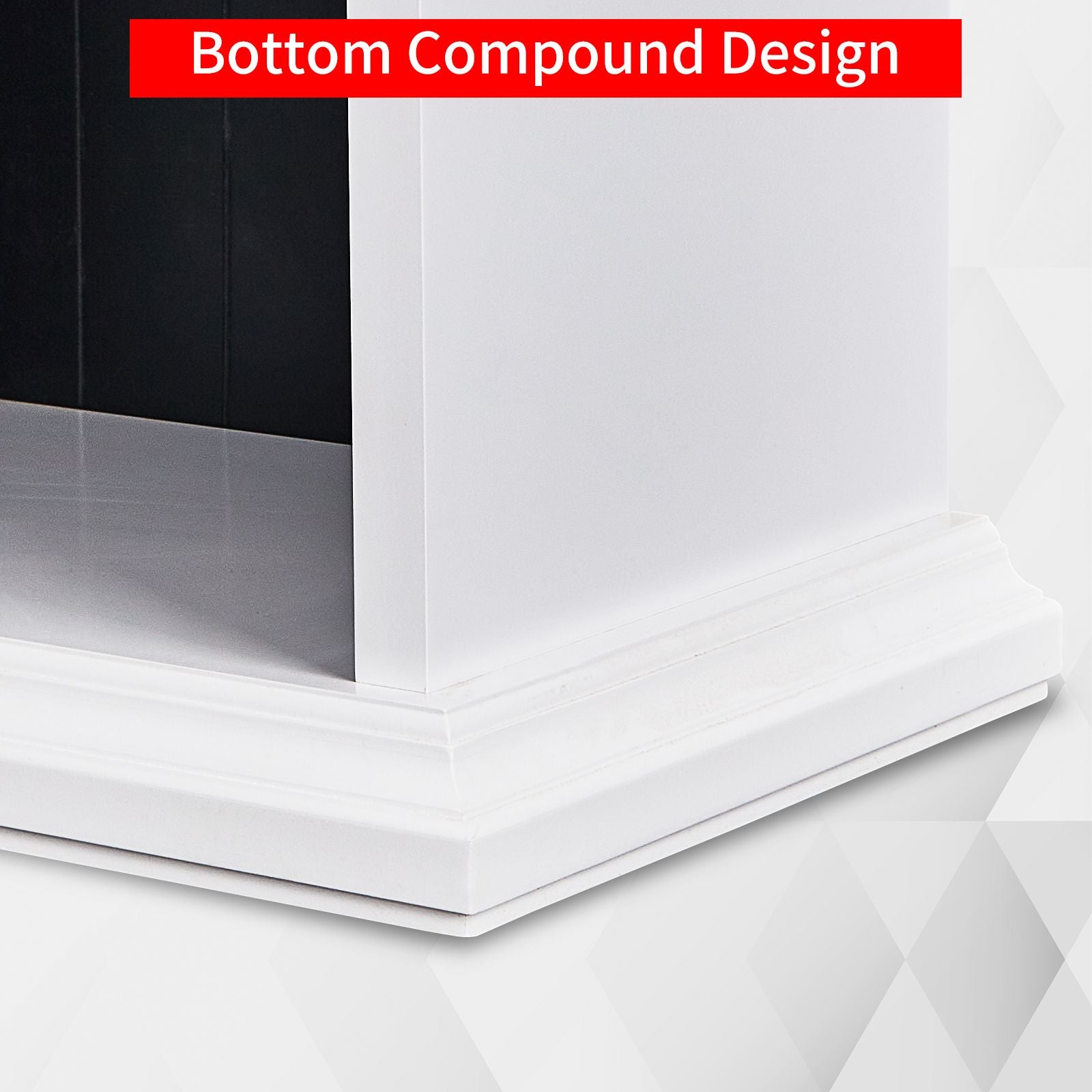 Two-Tone Ladder-Style Display Bookcase