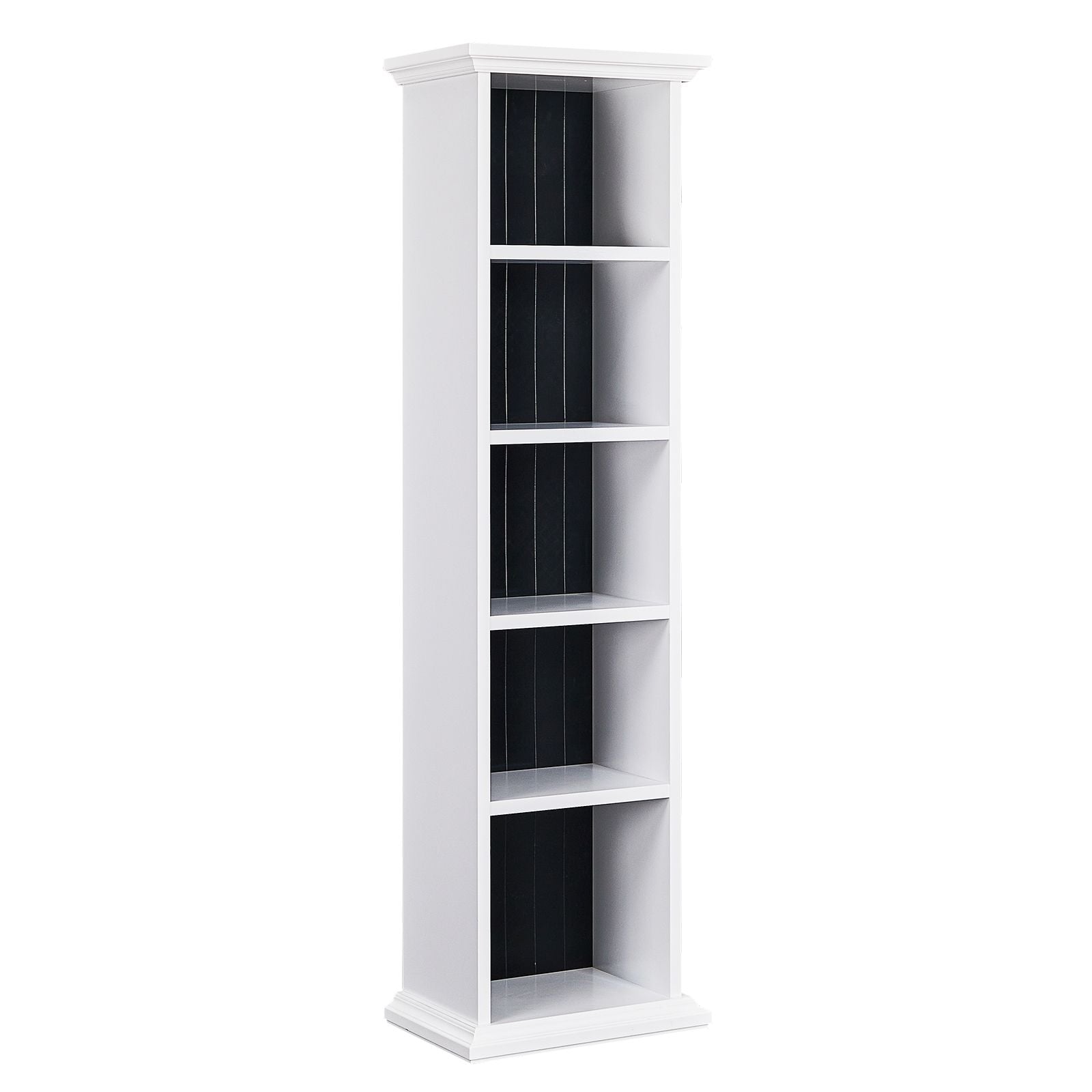 Two-Tone Ladder-Style Display Bookcase
