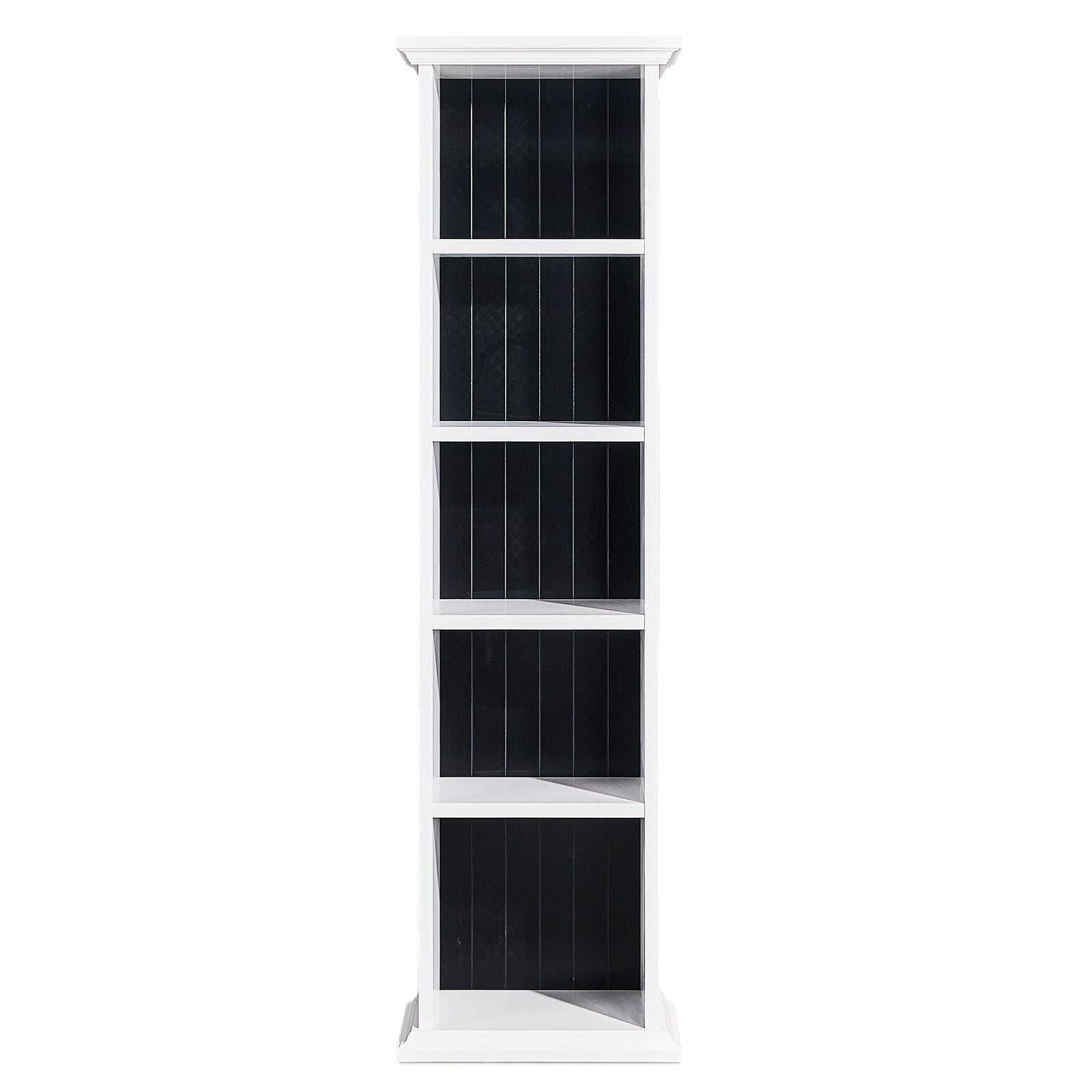 Two-Tone Ladder-Style Display Bookcase