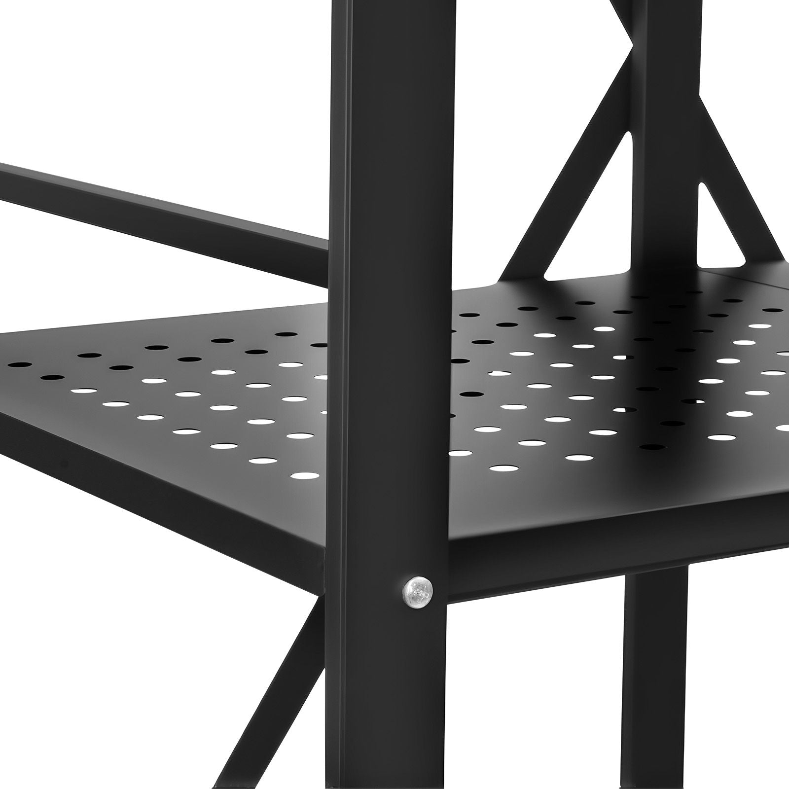 Foldable Storage Shelf with Wheels and Hooks – Easy Setup, No Tools Needed