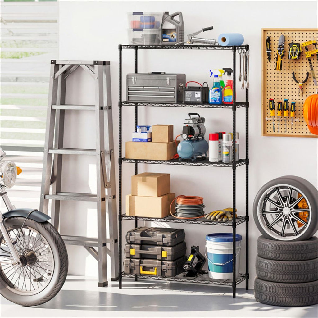 Adjustable Wire Shelving for Flexible Storage Layouts