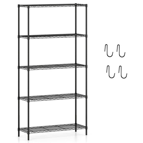 Adjustable Wire Shelving for Flexible Storage Layouts