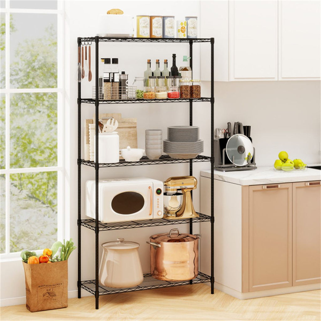 Adjustable Wire Shelving for Flexible Storage Layouts