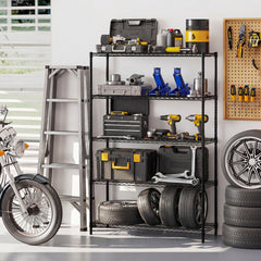 5-Tier V-Shaped Rack Storage Shelving Unit