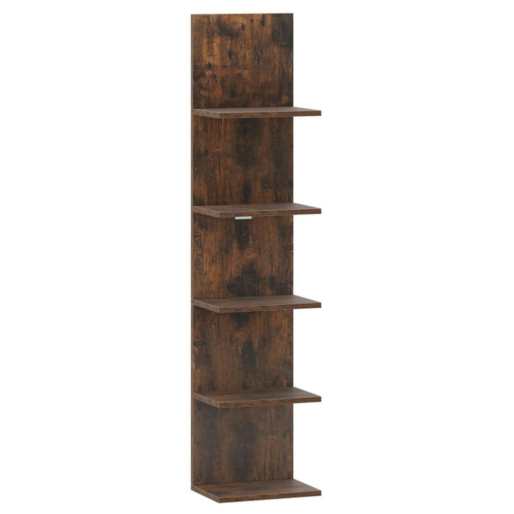 5-Tier Wall Mounted Floating Shelf for Stylish Storage and Display