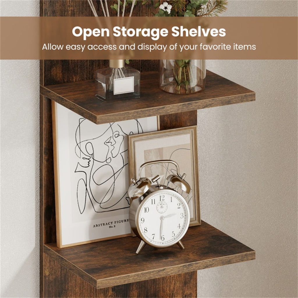 5-Tier Wall Mounted Floating Shelf for Stylish Storage and Display