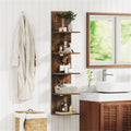 5-Tier Wall Mounted Floating Shelf for Stylish Storage and Display