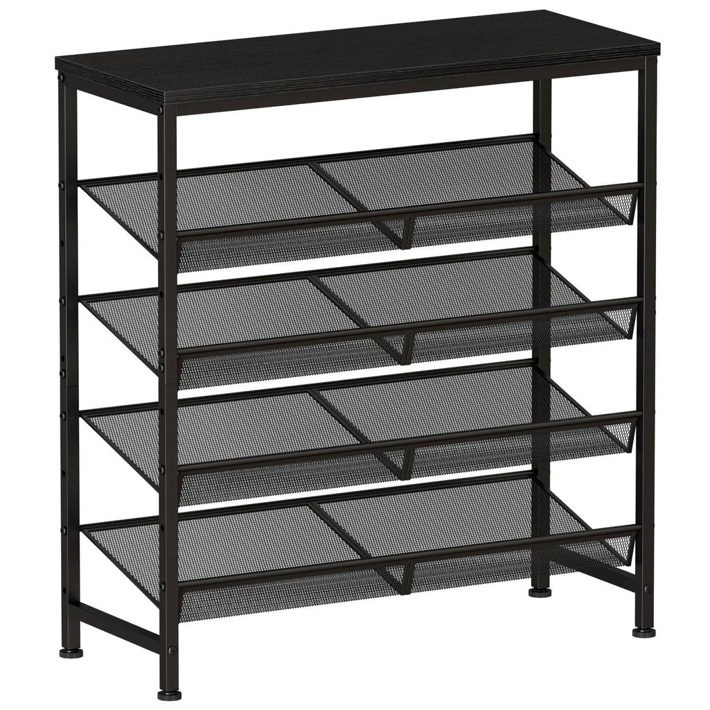 Organize Your Footwear with a Versatile Shoe Rack Storage Organizer - Black