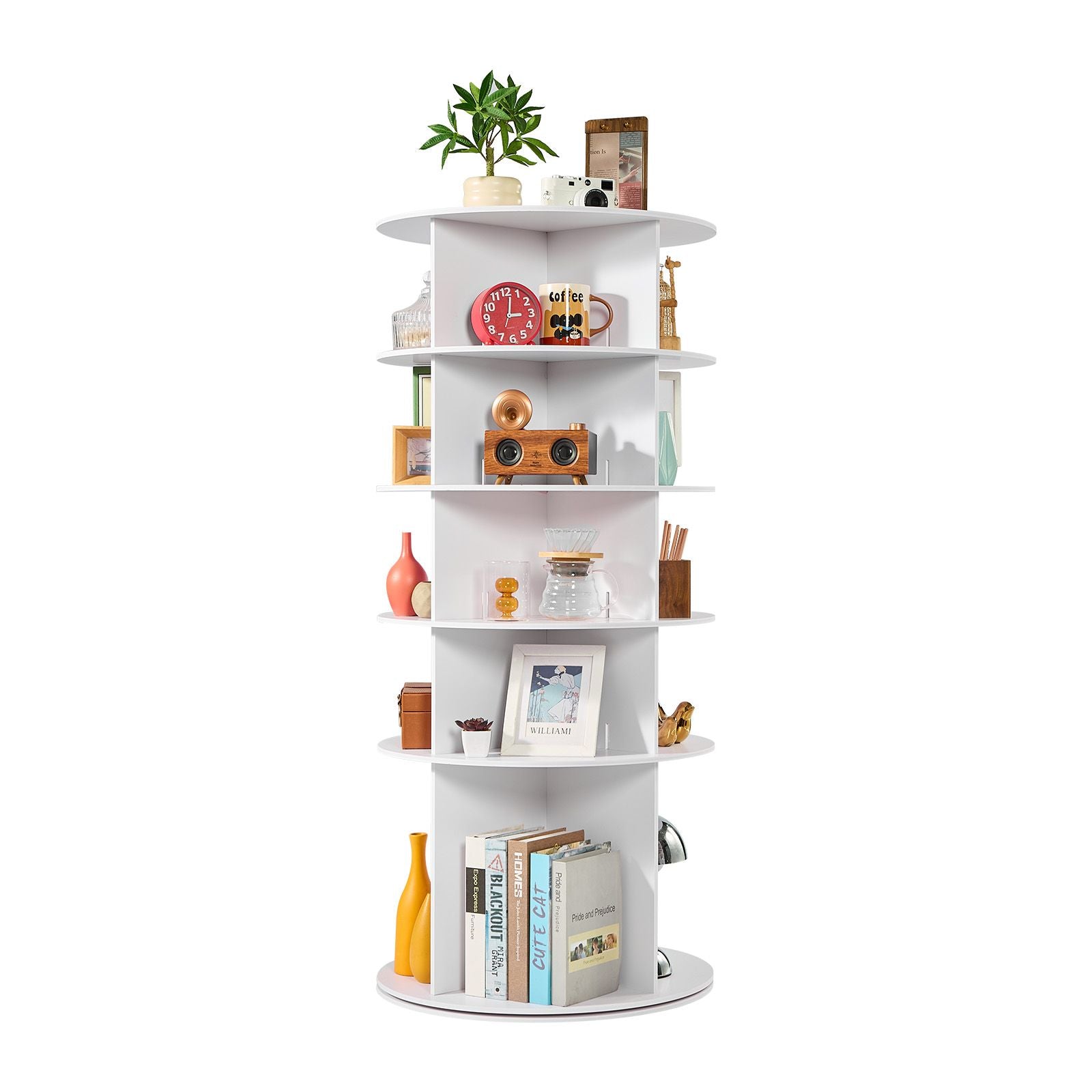 360° Rotating Shoe Rack Tower – Freestanding Spinning Organizer