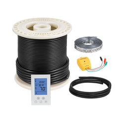 50 sqft Underfloor Heating Cable Kit, 120V Electric Radiant Heated Floor System, with Smart Control