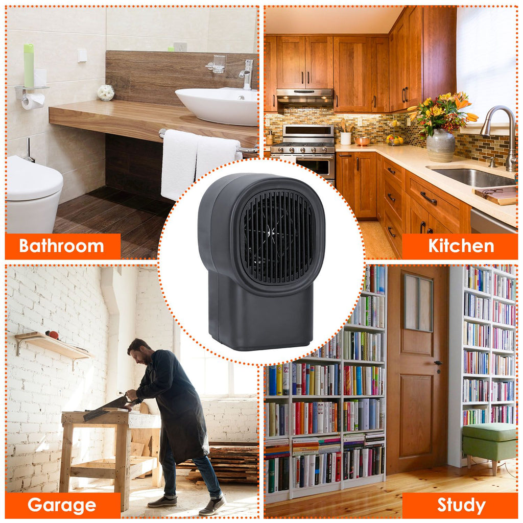 Compact Personal Desktop Fan Heater