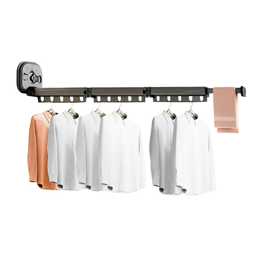 Premium Wall-Mounted Clothing Dry Rack – Modern, Foldable Laundry Organizer