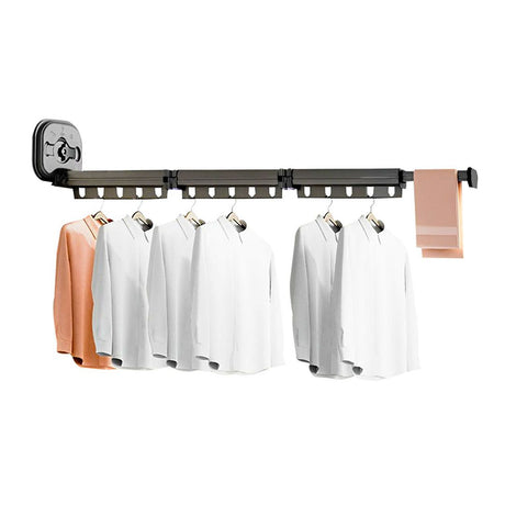 Premium Wall-Mounted Clothing Dry Rack – Modern, Foldable Laundry Organizer