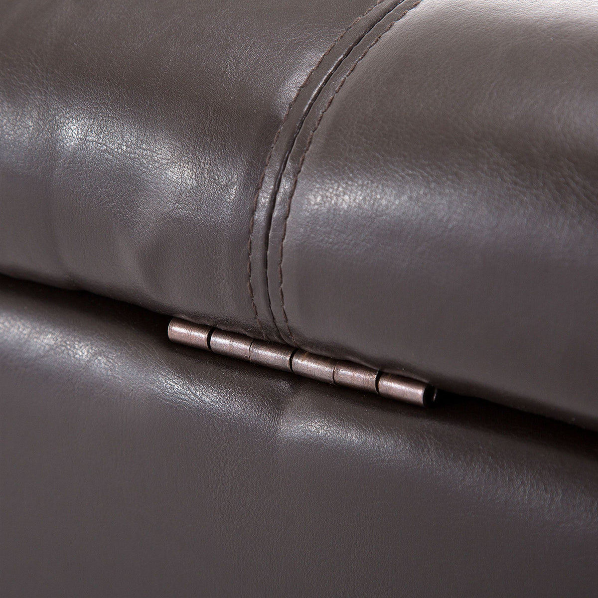 Tufted Storage Ottoman Bench with Cushioned Top