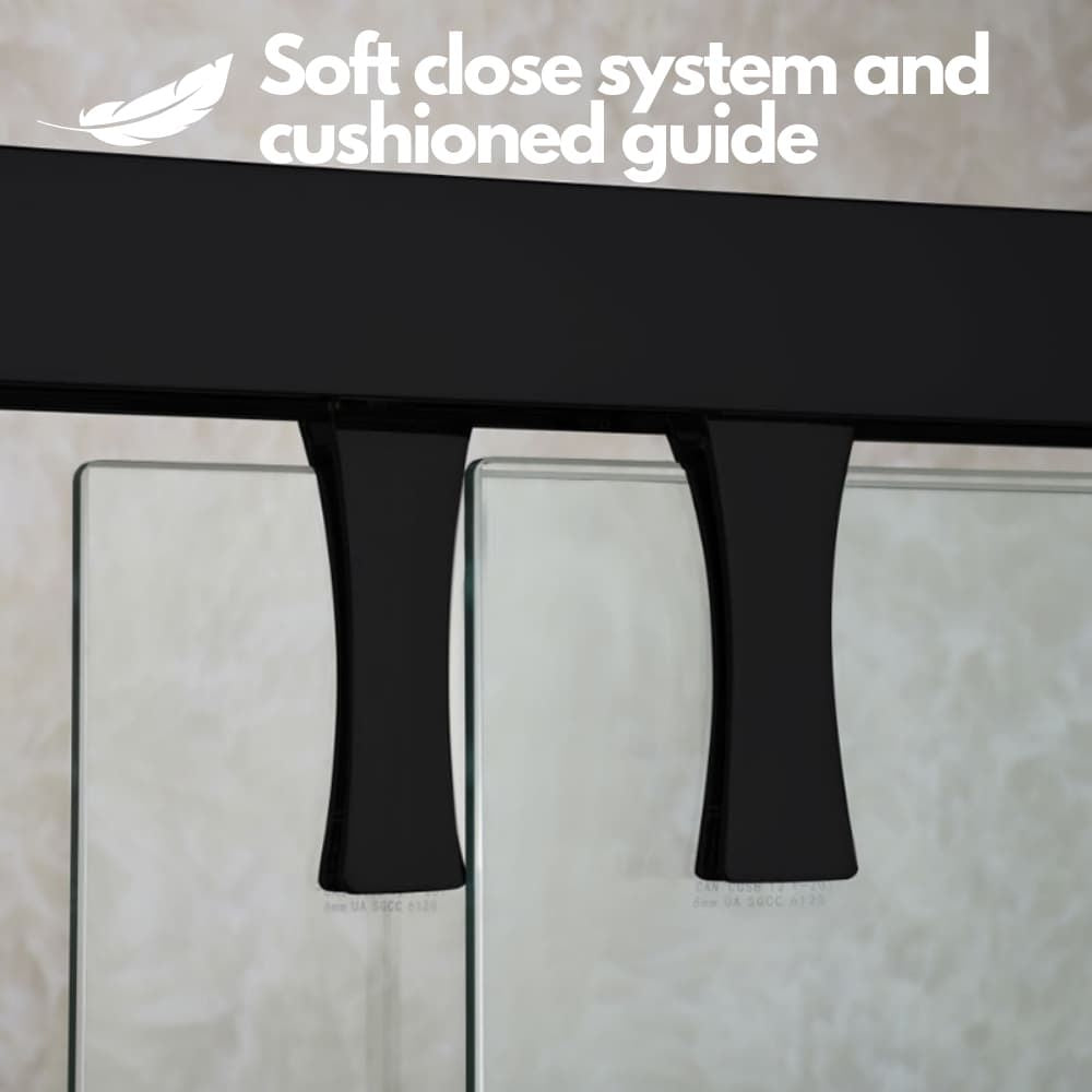 Soft-Close Full-Framed Double-Sliding Shower Door