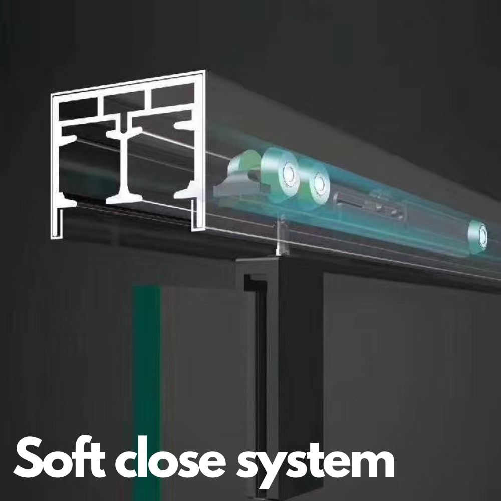 Soft-Close Full-Framed Double-Sliding Shower Door
