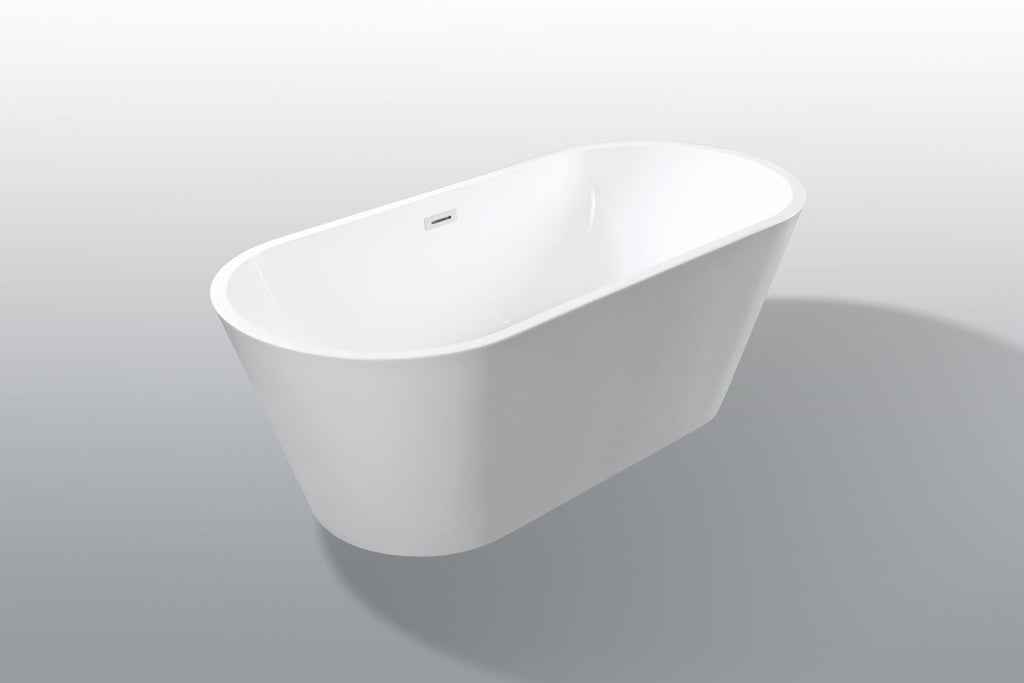 55- Acrylic Freestanding Bathtub for a Luxurious Soak
