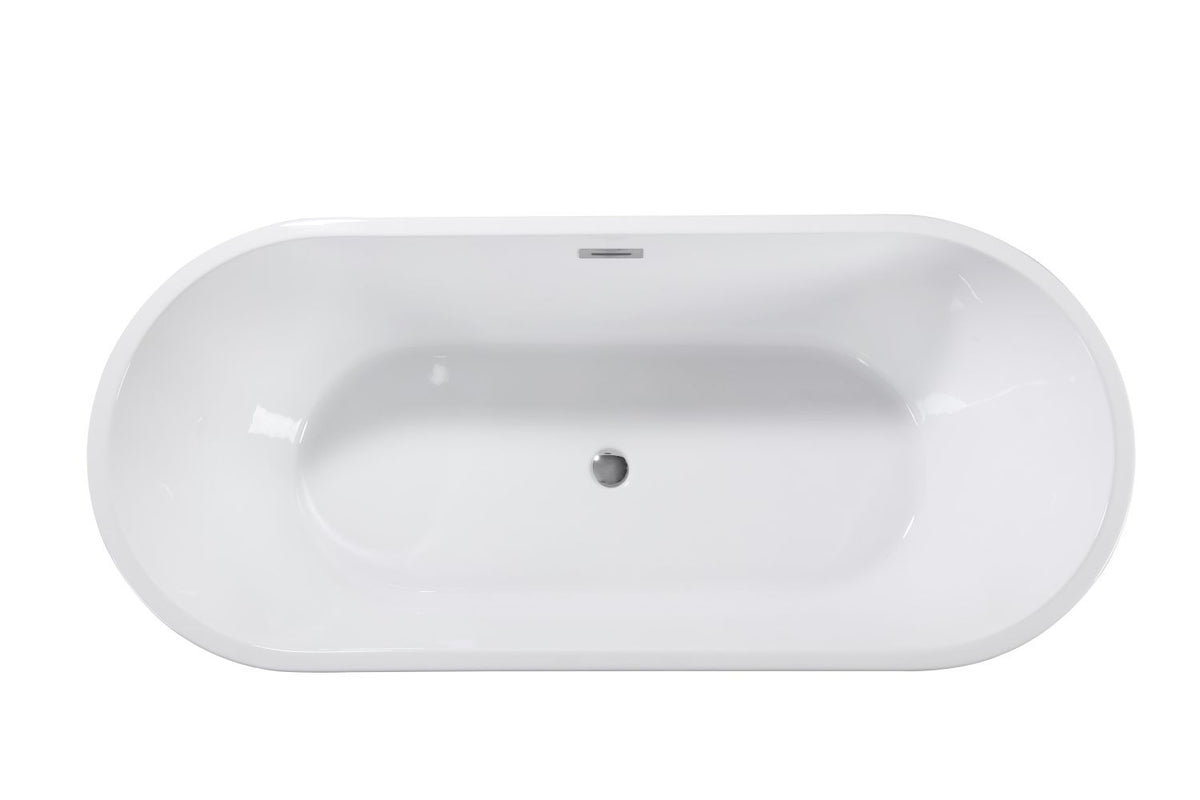 55- Acrylic Freestanding Bathtub for a Luxurious Soak