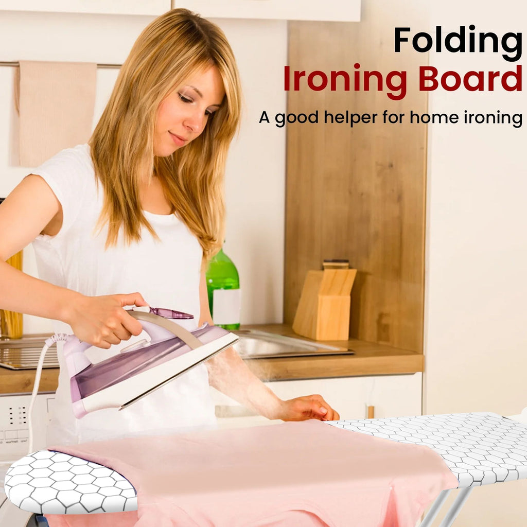 Large Adjustable Ironing Board with Premium Surface