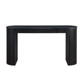 Modern Curved Console Table with Drawer
