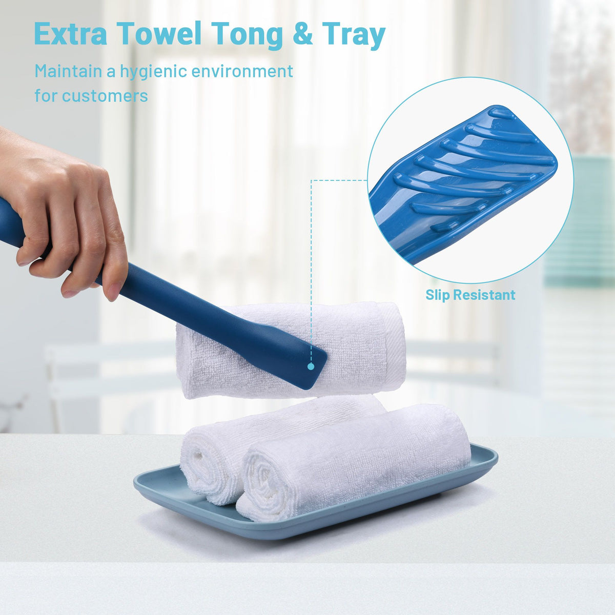 Compact Hot Towel Cabinet with Independent Controls