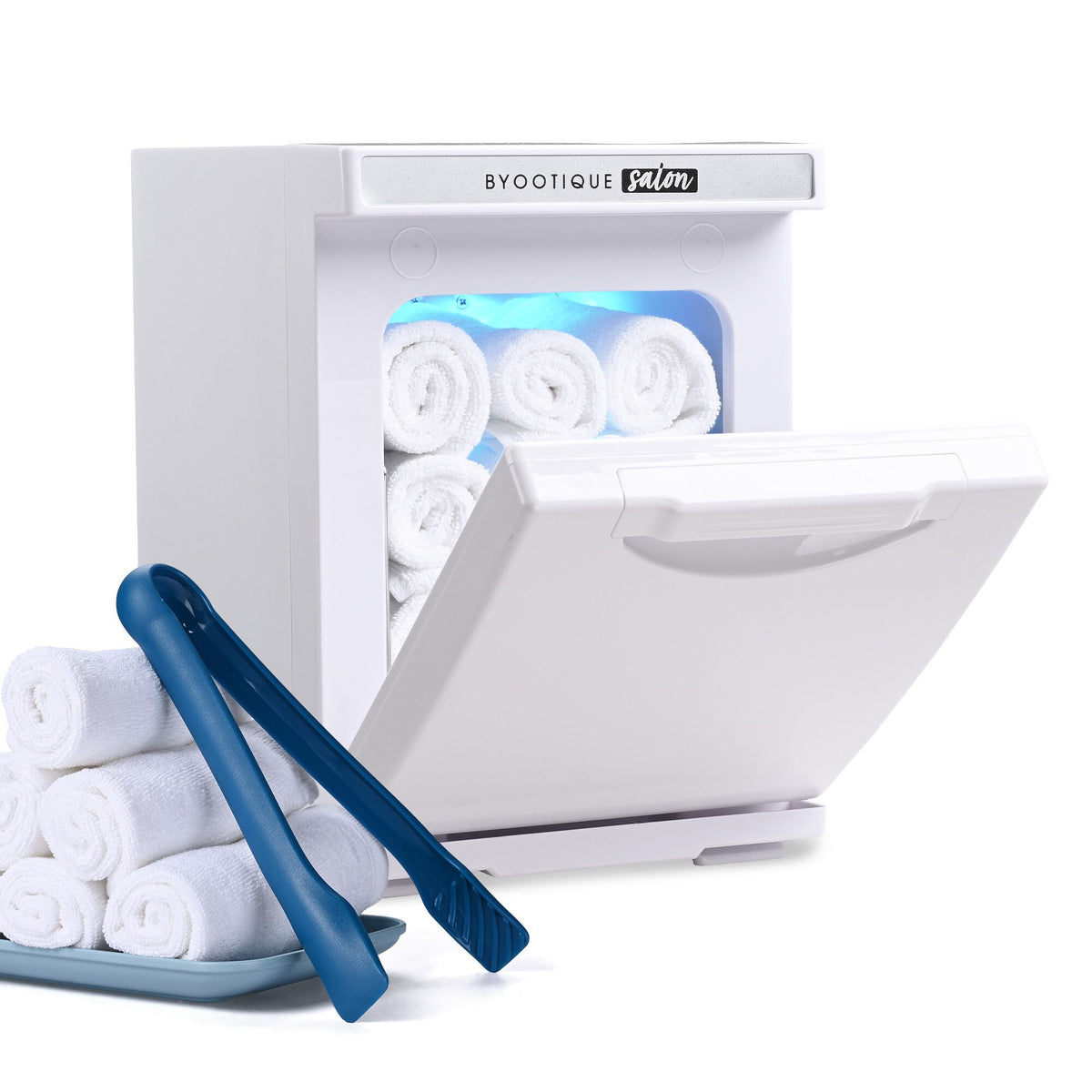 Compact Hot Towel Cabinet with Independent Controls