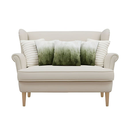 Five-Piece Ombre and Cream Tassel Pillow Cover Set