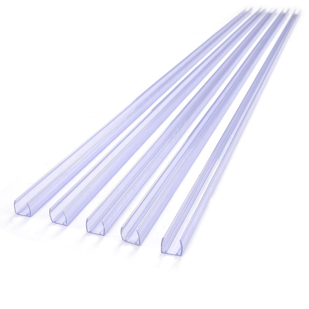 Five-Piece LED Neon Flex Light Mounting Channel Set