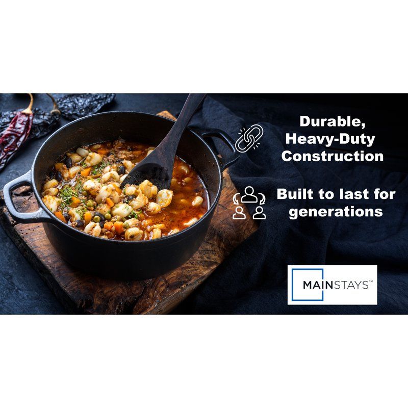 Pre-Seasoned Oven-Safe Dutch Oven
