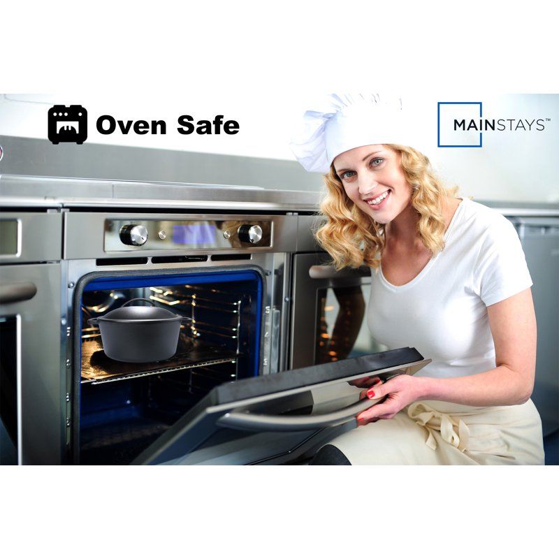 Pre-Seasoned Oven-Safe Dutch Oven
