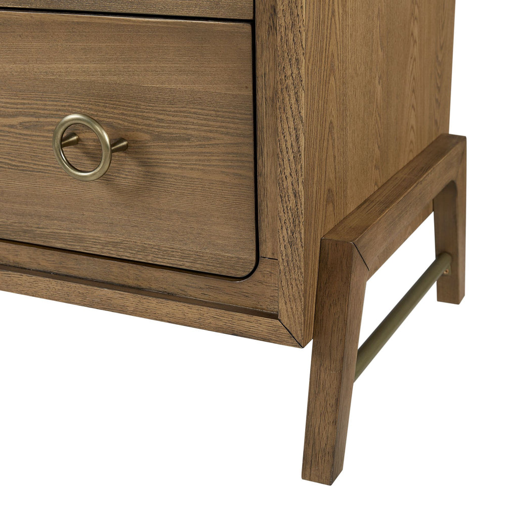 Softer Modern Six-Drawer Dresser in Latte