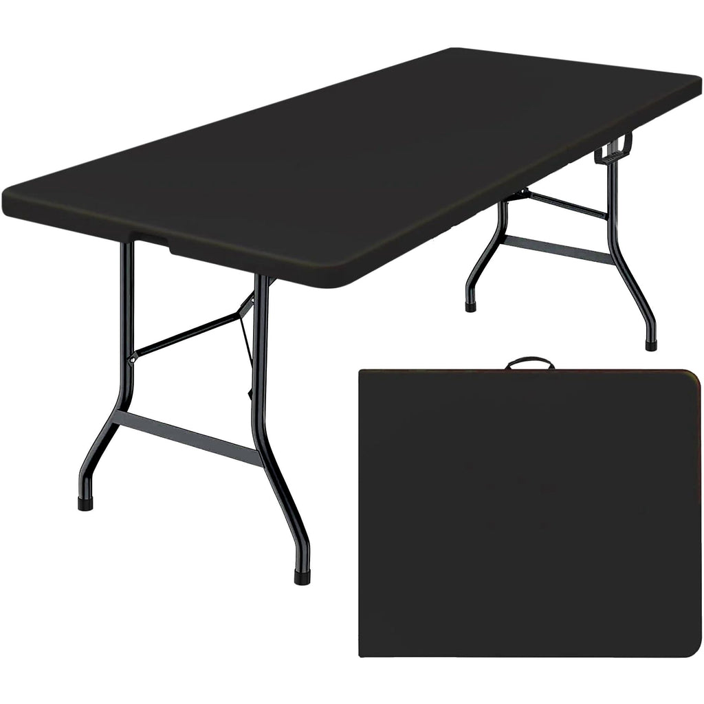 Multipurpose Fold-in-Half Table for Picnics Parties and Camping