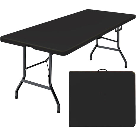Multipurpose Fold-in-Half Table for Picnics Parties and Camping
