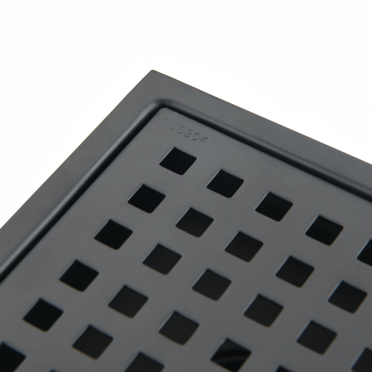 6- Square Shower Floor Drain with Hair Strainer - Smooth Drainage and Sleek Design