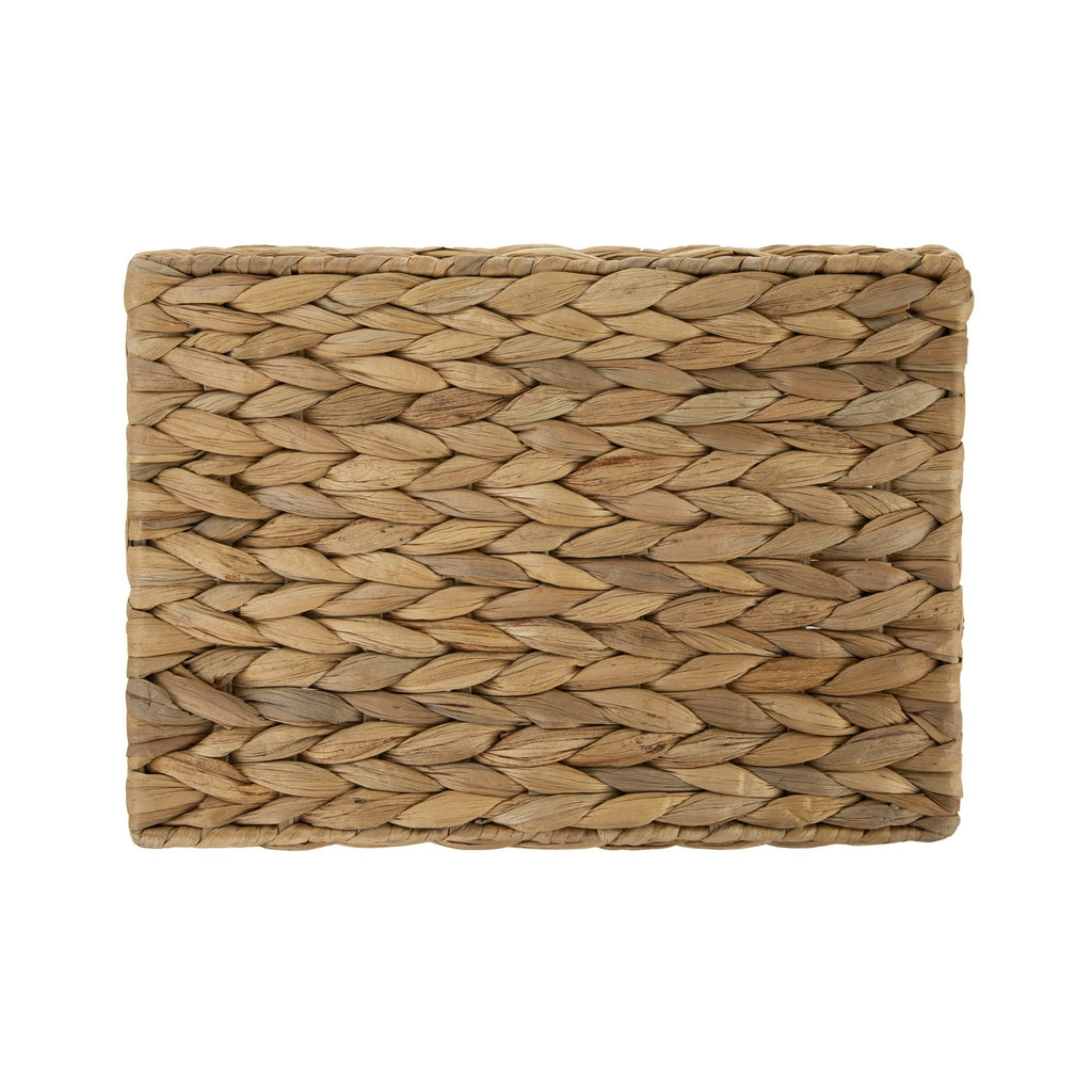 Woven Decorative Storage Baskets with Cut-Out Handles for Everyday Organization