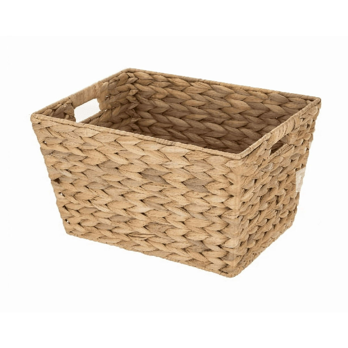 Woven Decorative Storage Baskets with Cut-Out Handles for Everyday Organization