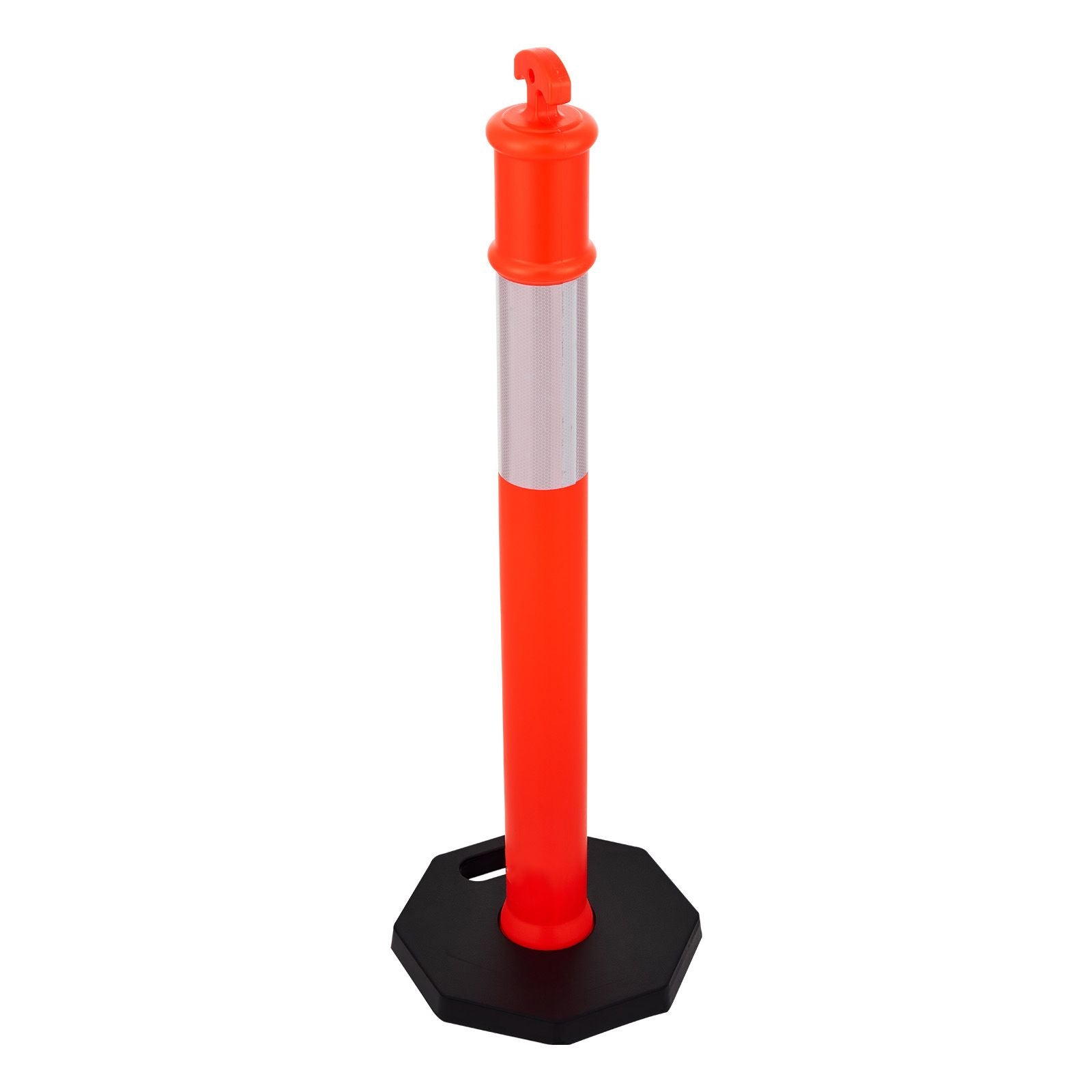 Reflective Traffic Delineator Posts with Weighted Bases