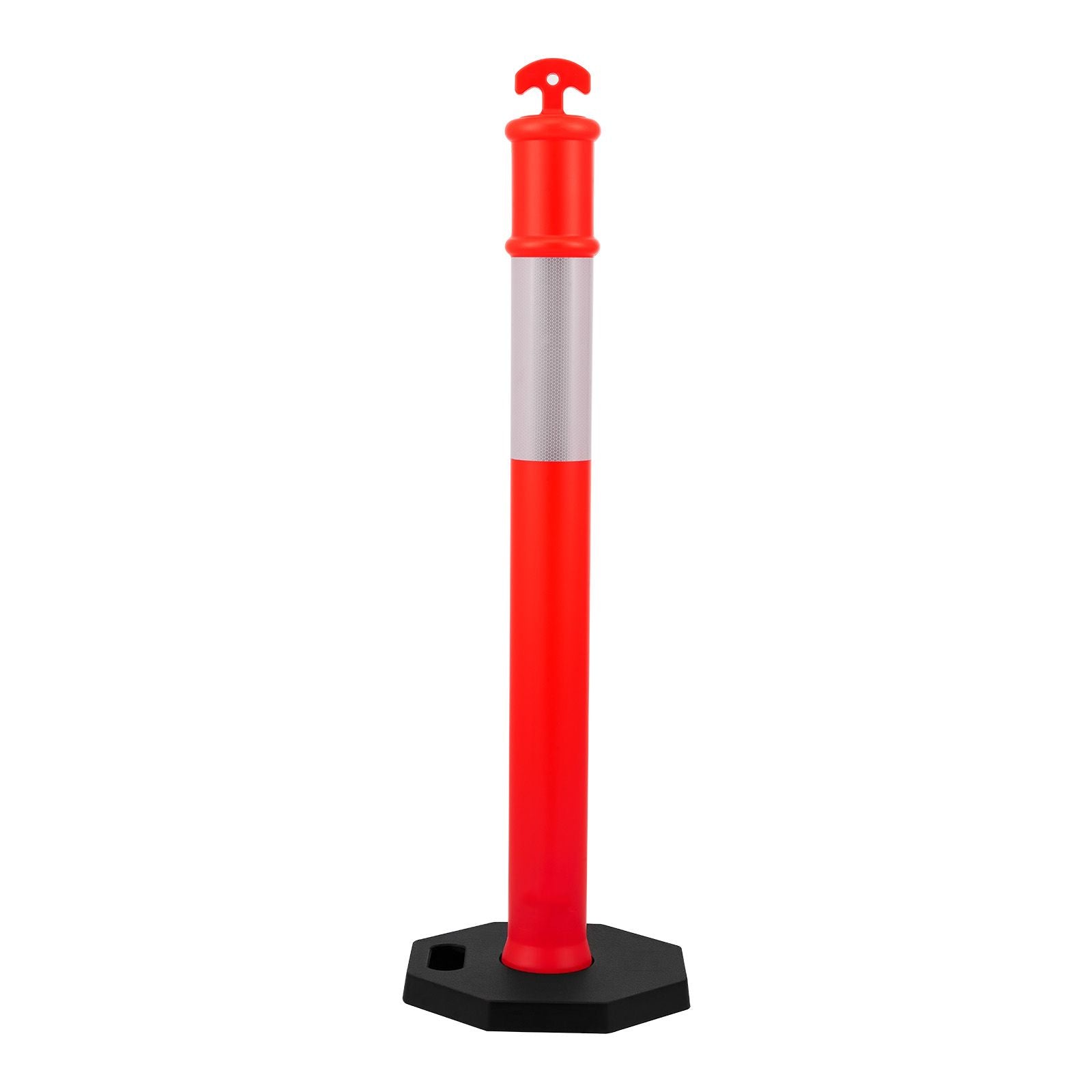 Reflective Traffic Delineator Posts with Weighted Bases