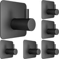 Black Adhesive Hooks for Everyday Hanging