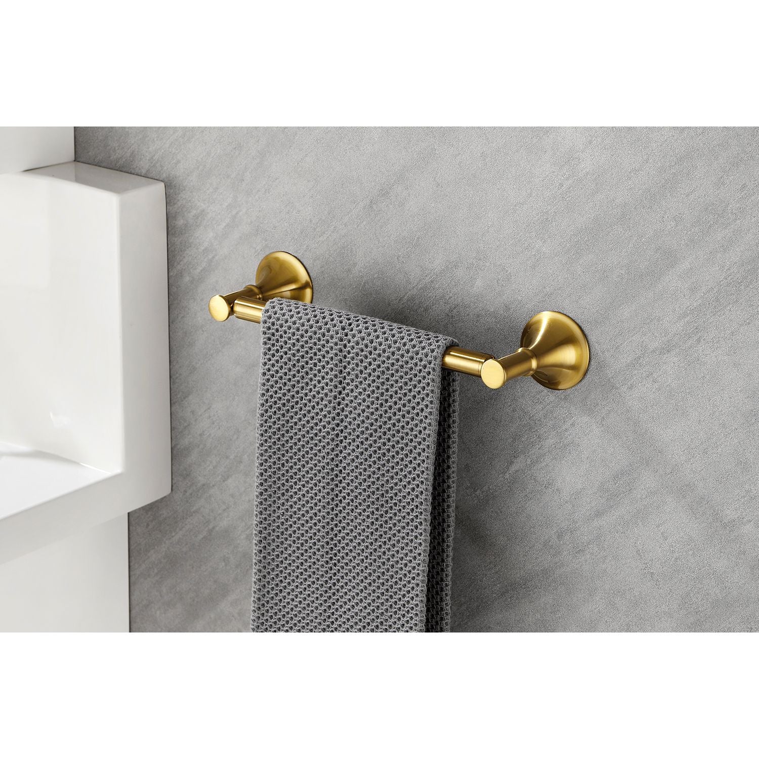 6-Piece Bathroom Towel Rack Set – Wall Mounted Organizer